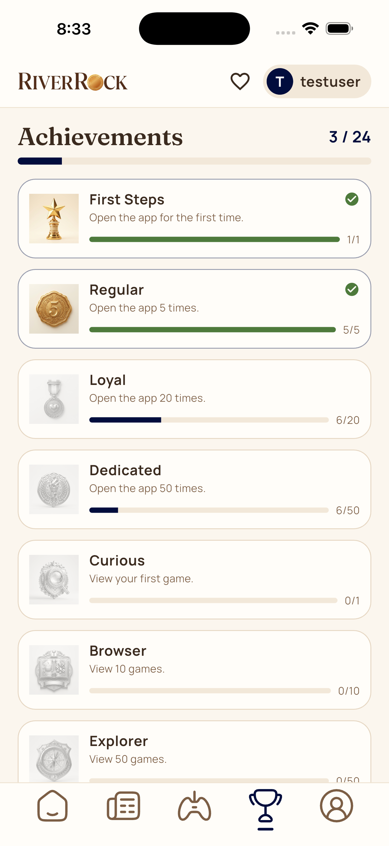 Achievements