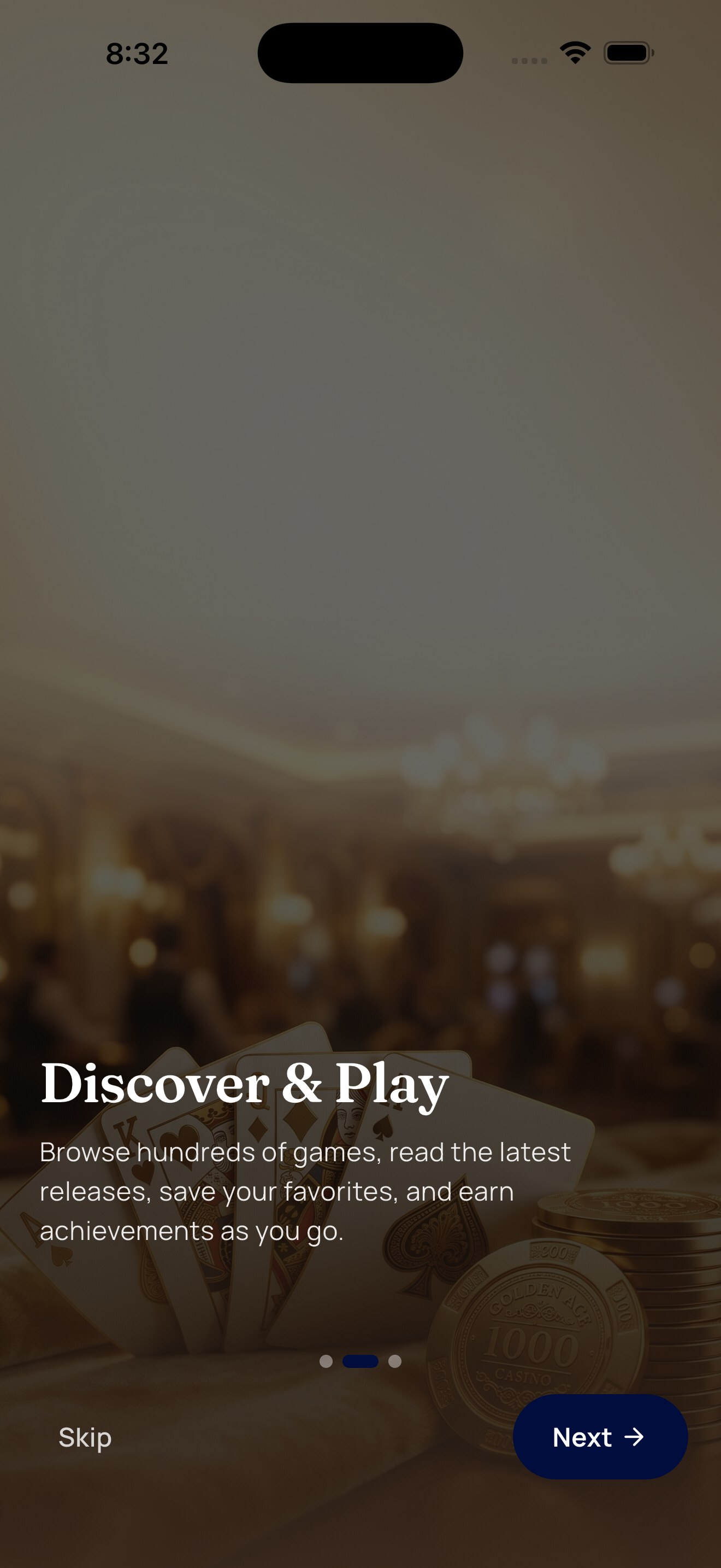 River Rock discover screen